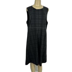 NEW Ann Taylor Loft 14M Maternity Dress Round Neck Sleeveless Lined A-line 5-2